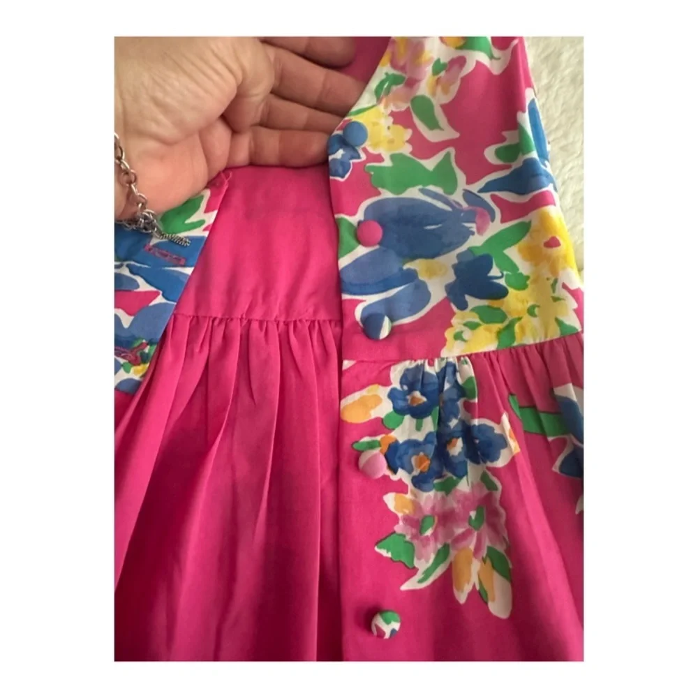 Ralph Lauren Polo Dress Size 12M baby Girl's Floral Spring Summer  Sleeveless